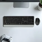 کیبورد و ماوس بی سیم لاجی کی مدل KM226B، سوییچ ممبران، Full-Size - تصویر 2