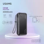 پاوربانک یوسمز مدل CD168-22.5W ظرفیت 20000 میلی آمپر - تصویر 8