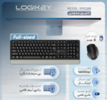 کیبورد و ماوس بی سیم لاجی کی مدل KM226B، سوییچ ممبران، Full-Size - تصویر 11